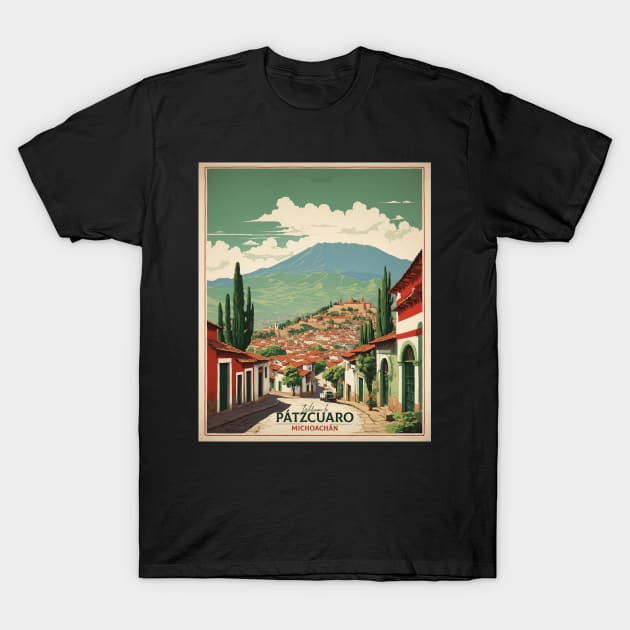 Patzcuaro Michoacan Mexico Vintage Tourism Travel T-Shirt by TravelersGems